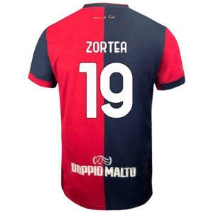 Nadir Zortea Cagliari Calcio 2024/25 Home Jersey