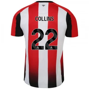 Nathan Collins Brentford 2024/25 Home Jersey