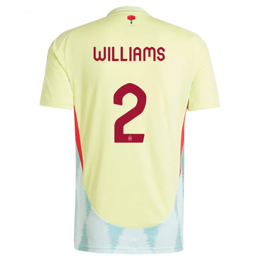 Nico Williams Spain 2024/25 Away Jersey
