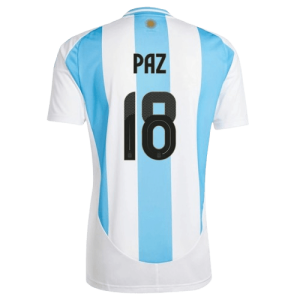 Nico Paz Argentina 2024/25 Home Jersey
