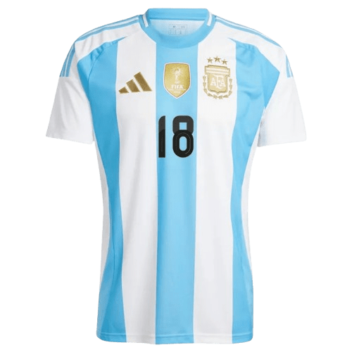 Nico Paz Argentina 2024/25 Home Jersey - Image 2