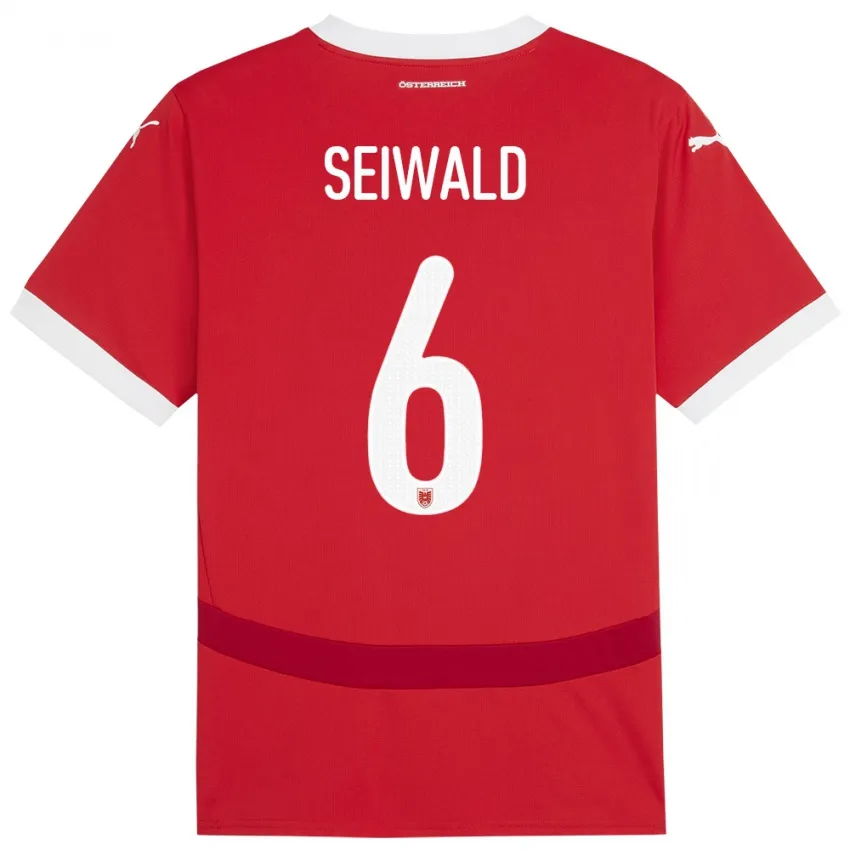 Nicolas Seiwald Austria 2024/25 Home Jersey