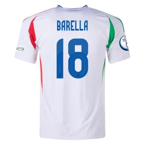 Nicolò Barella Italy 2024/25 Away Jersey