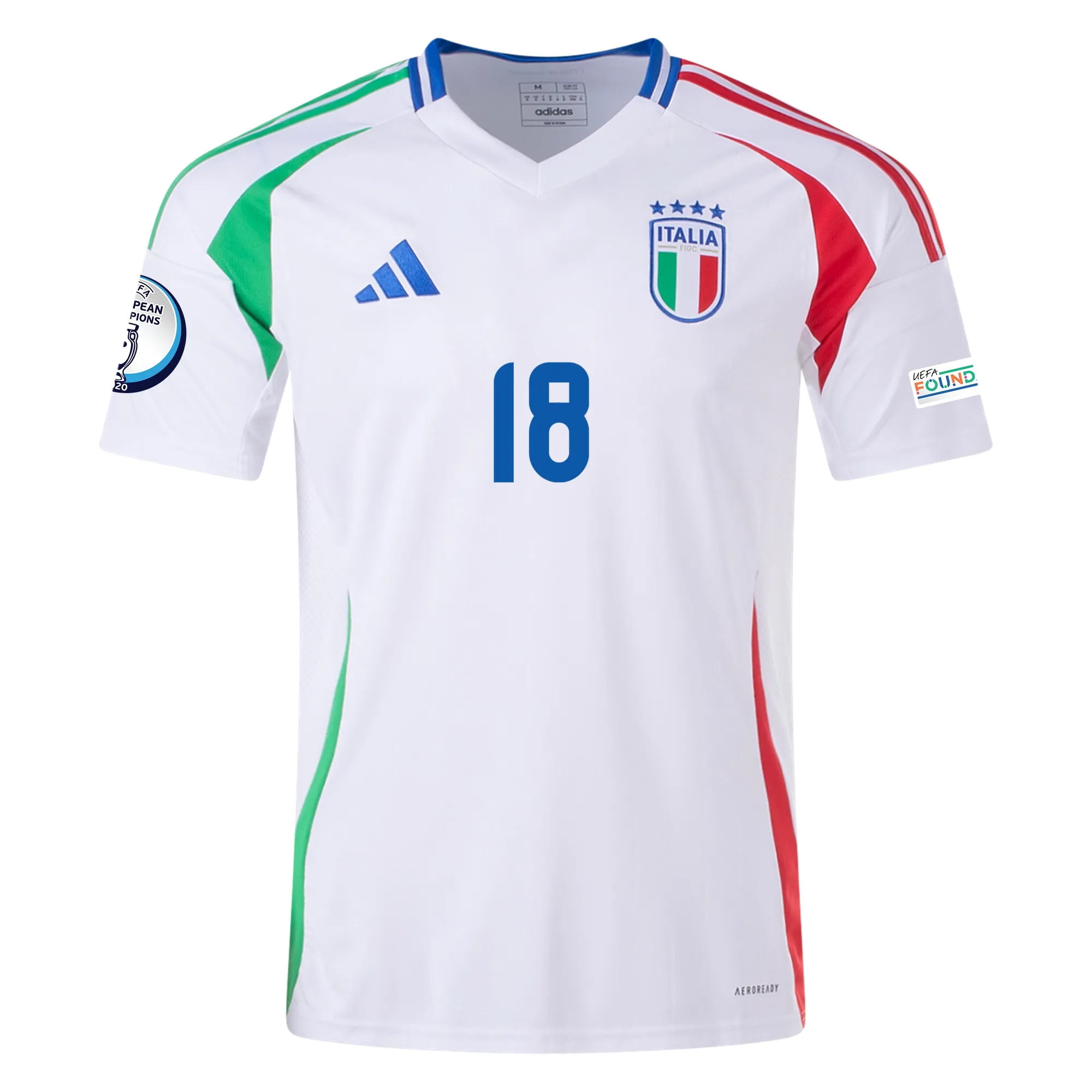 Nicolò Barella Italy 2024/25 Away Jersey - Image 2