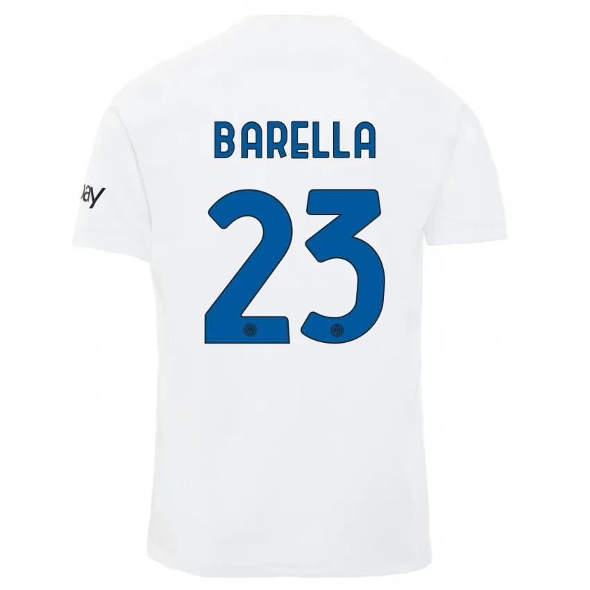 Nicolò Barella Inter Milan 23/24 Away Jersey