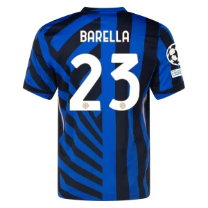 Nicolò Barella Inter Milan 2024/25 UCL Home Jersey