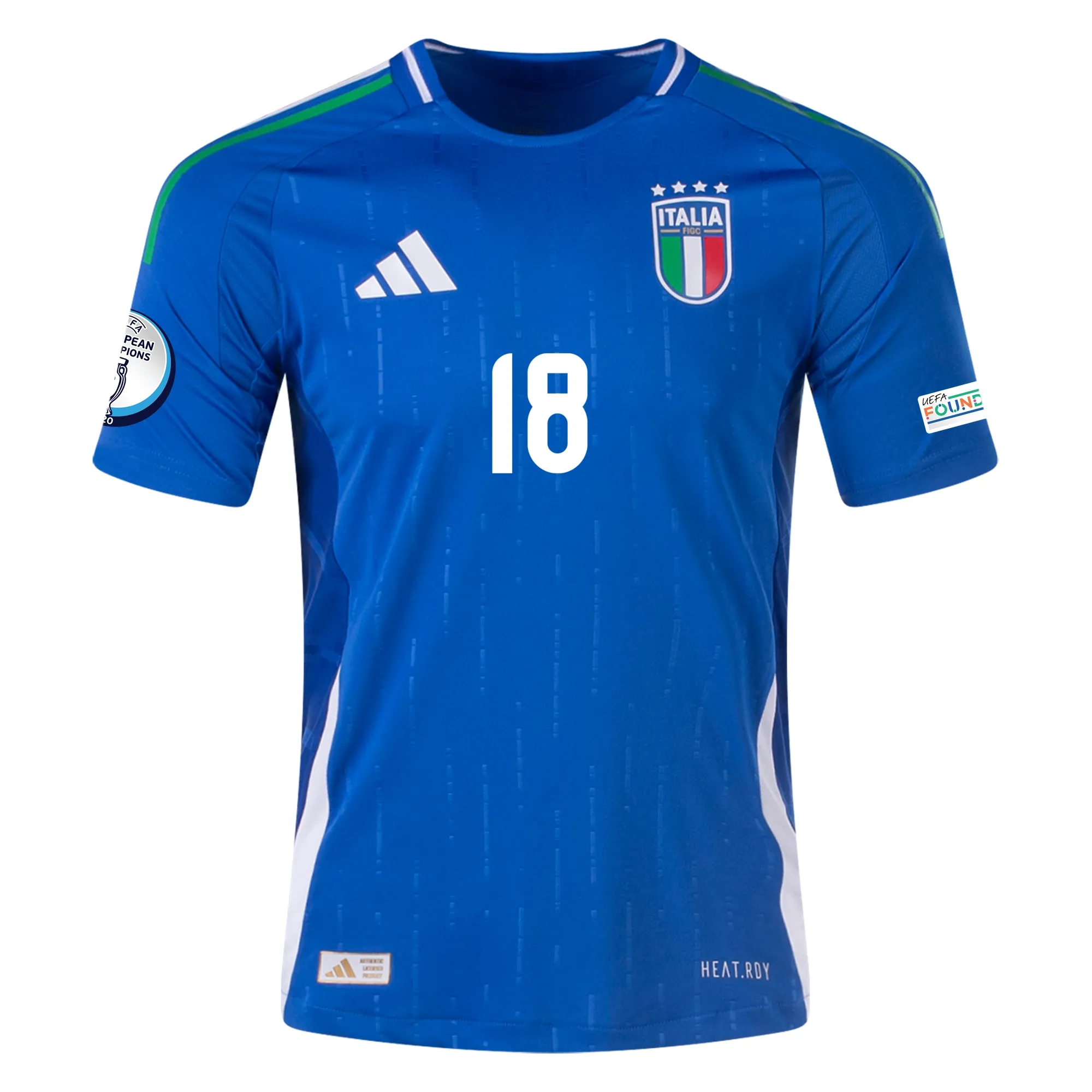 Nicolò Barella Italy 2024/25 Authentic Home Jersey - Image 2