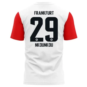 Niels Nkounkou Eintracht Frankfurt 2024/25 Home Jersey