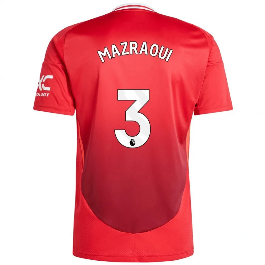 Noussair Mazraoui Manchester United 2024/25 Home Jersey