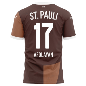 Oladapo Afolayan St. Pauli 2024/25 Home Jersey