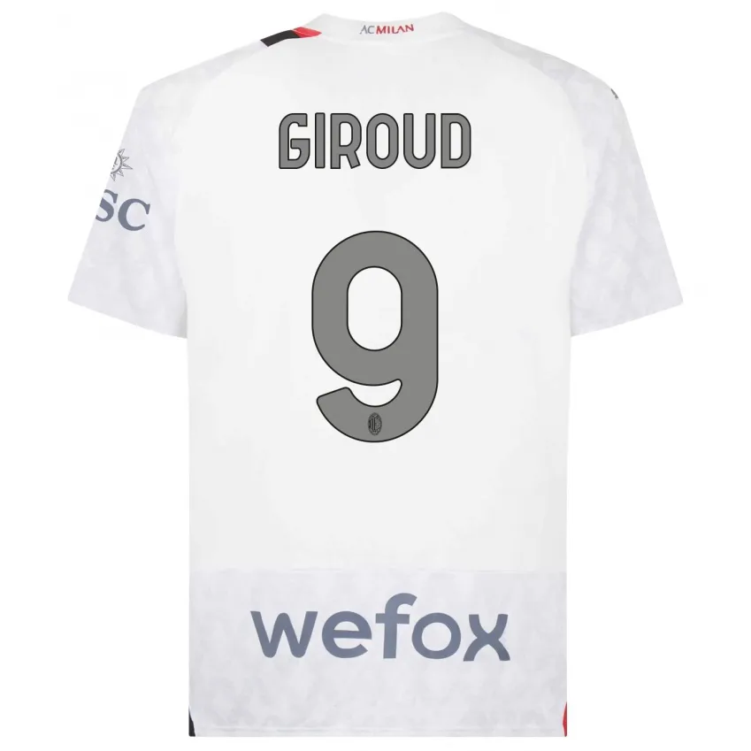 Olivier Giroud AC Milan 23/24 Away Jersey