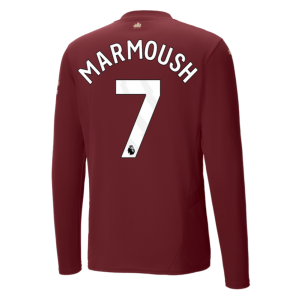 Omar Marmoush Manchester City 2024/25 Long Sleeve Third Jersey