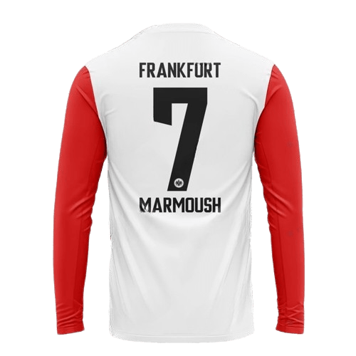 Omar Marmoush Eintracht Frankfurt 2024/25 Long Sleeve Home Jersey