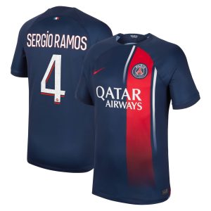 Sergio Ramos Paris Saint-Germain 23/24 Home Jersey