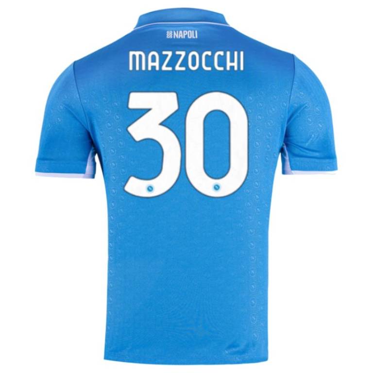Pasquale Mazzocchi Napoli 2024/25 Authentic Home Jersey