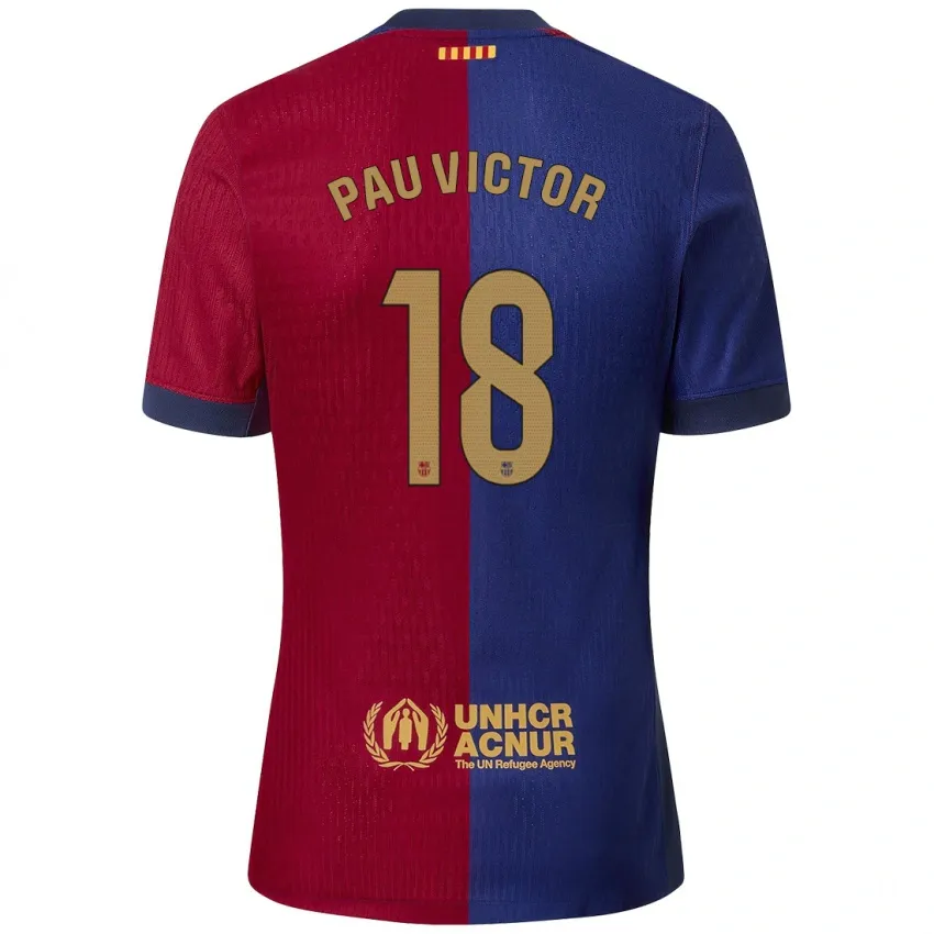 Pau Víctor Barcelona 2024/25 Home Jersey