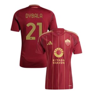 Paulo Dybala AS Roma 2024/25 Home Jersey