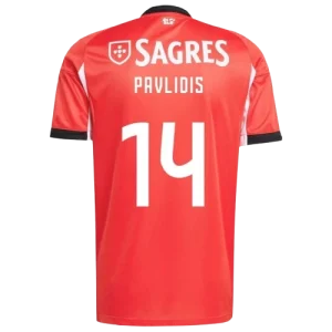 Vangelis Pavlidis Benfica 2025/26 Home Jersey