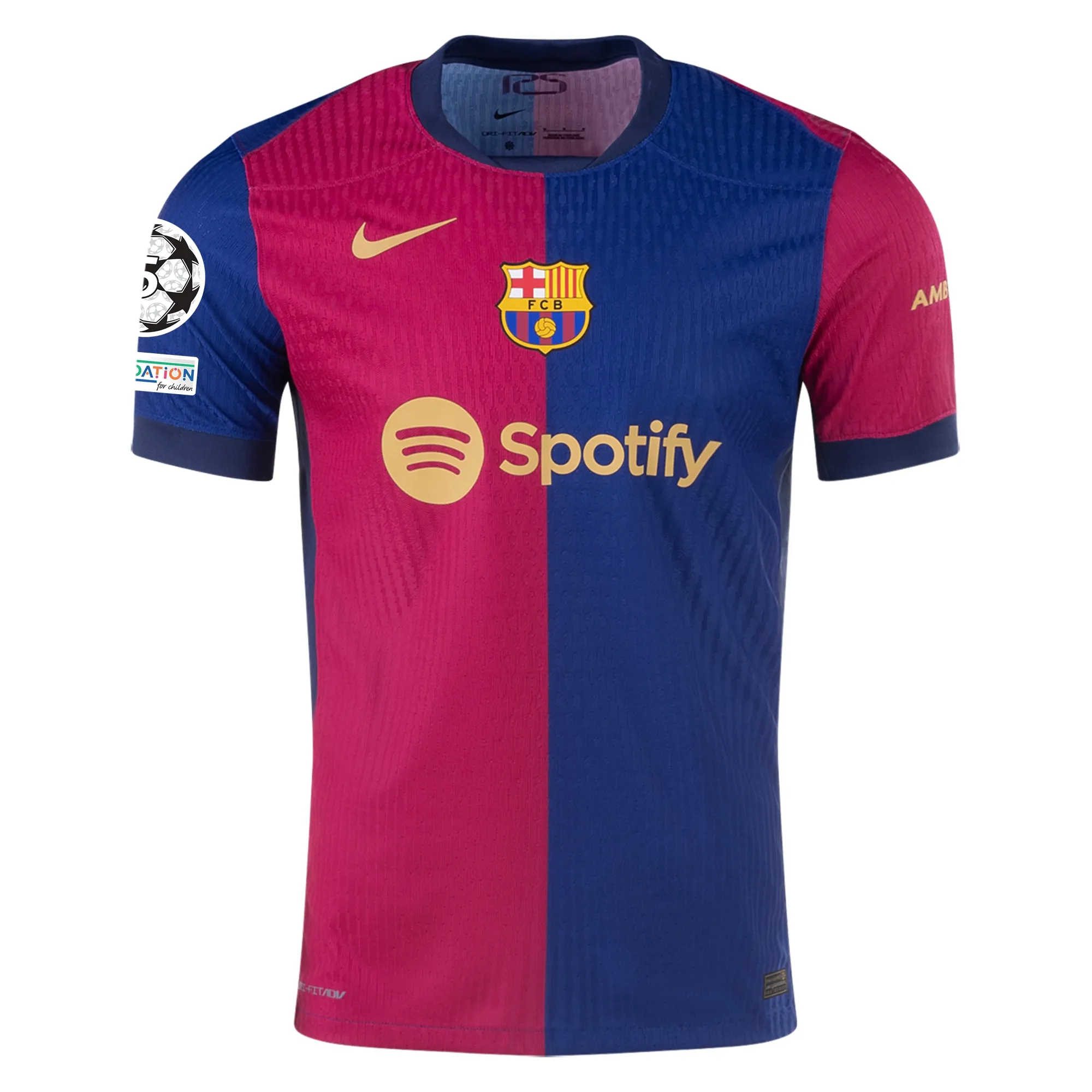 Pedri Barcelona 2024/25 Authentic UCL Home Jersey - Image 2