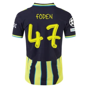 Phil Foden Manchester City 2024/25 Authentic UCL Away Jersey