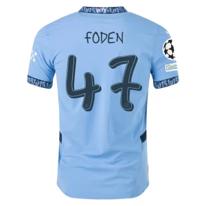 Phil Foden Manchester City 2024/25 Authentic UCL Home Jersey