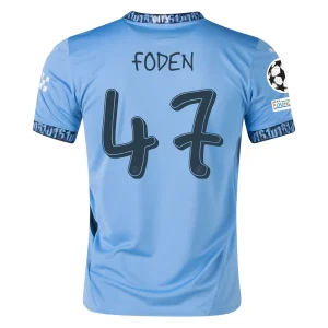 Phil Foden Manchester City 2024/25 UCL Home Jersey