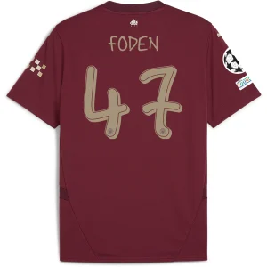 Phil Foden Manchester City 2024/25 UCL Third Jersey