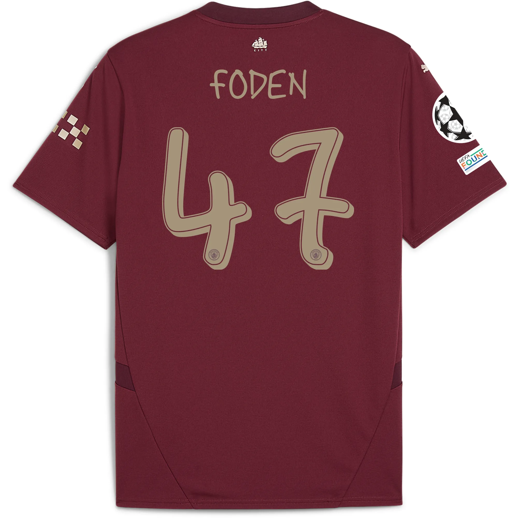 Phil Foden Manchester City 2024/25 UCL Third Jersey
