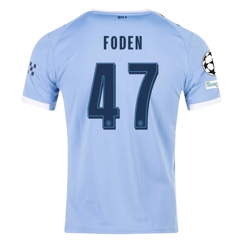 Phil Foden Manchester City 2025/26 UCL Home Jersey