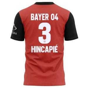 Piero Hincapié Bayer Leverkusen 2024/25 Home Jersey