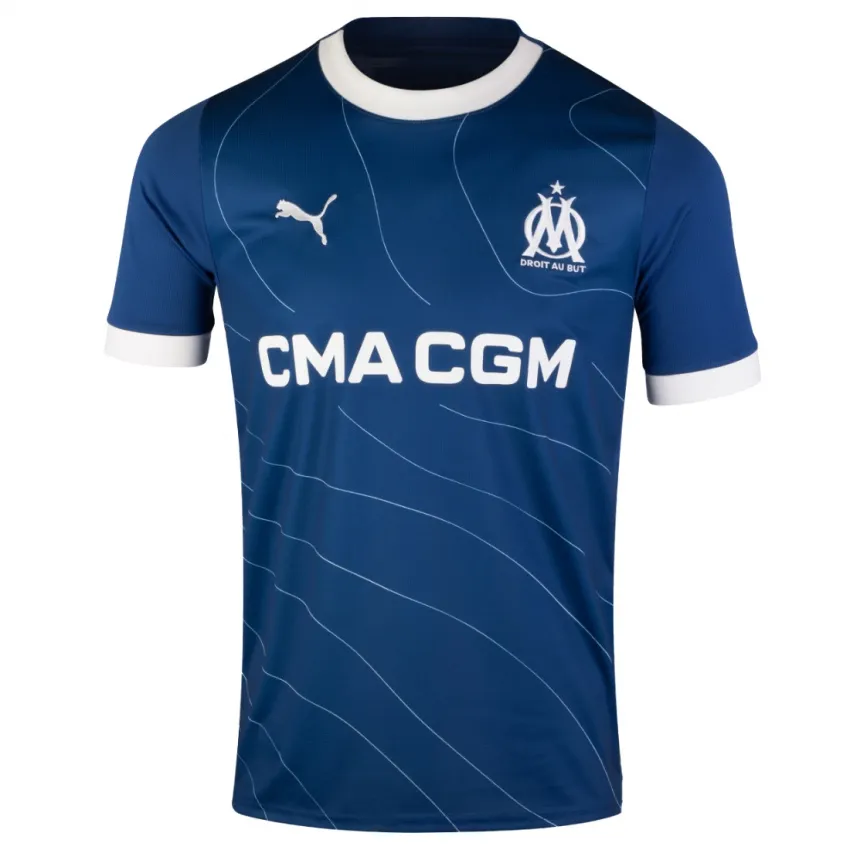 Pierre-Emerick Aubameyang Marseille 2023/24 Away Jersey - Image 2