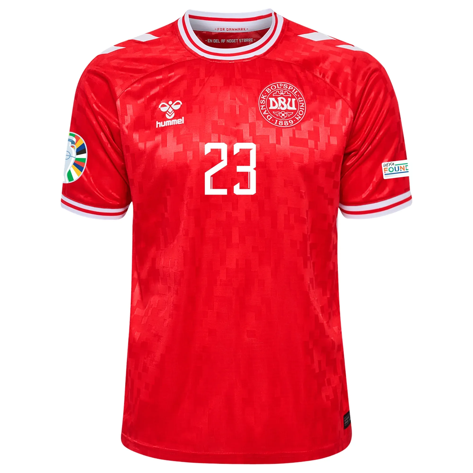 Pierre-Emile Højbjerg Denmark 2024/25 Home Jersey - Image 2