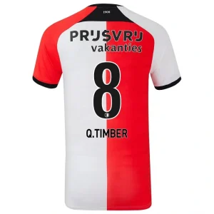 Quinten Timber Feyenoord 2024/25 Home Jersey