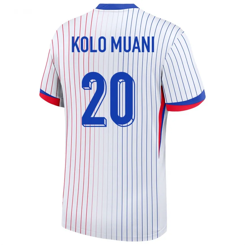 Randal Kolo Muani France 2024/25 Away Jersey