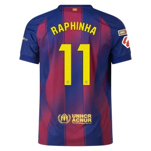Raphinha Barcelona 2025/2026 Authentic Home Jersey