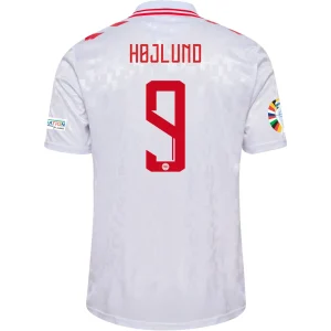 Rasmus Højlund Denmark 2024/25 Away Jersey
