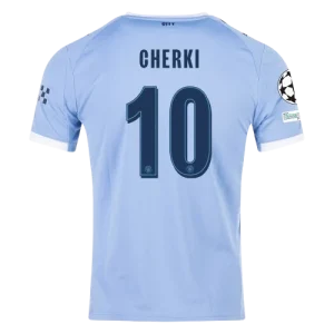 Rayan Cherki Manchester City 2025/26 UCL Home Jersey
