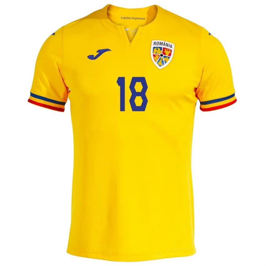 Răzvan Marin Romania 2024/25 Home Jersey - Image 2