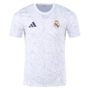 Real Madrid 2024/25 Pre Match Training Jersey by Adidas