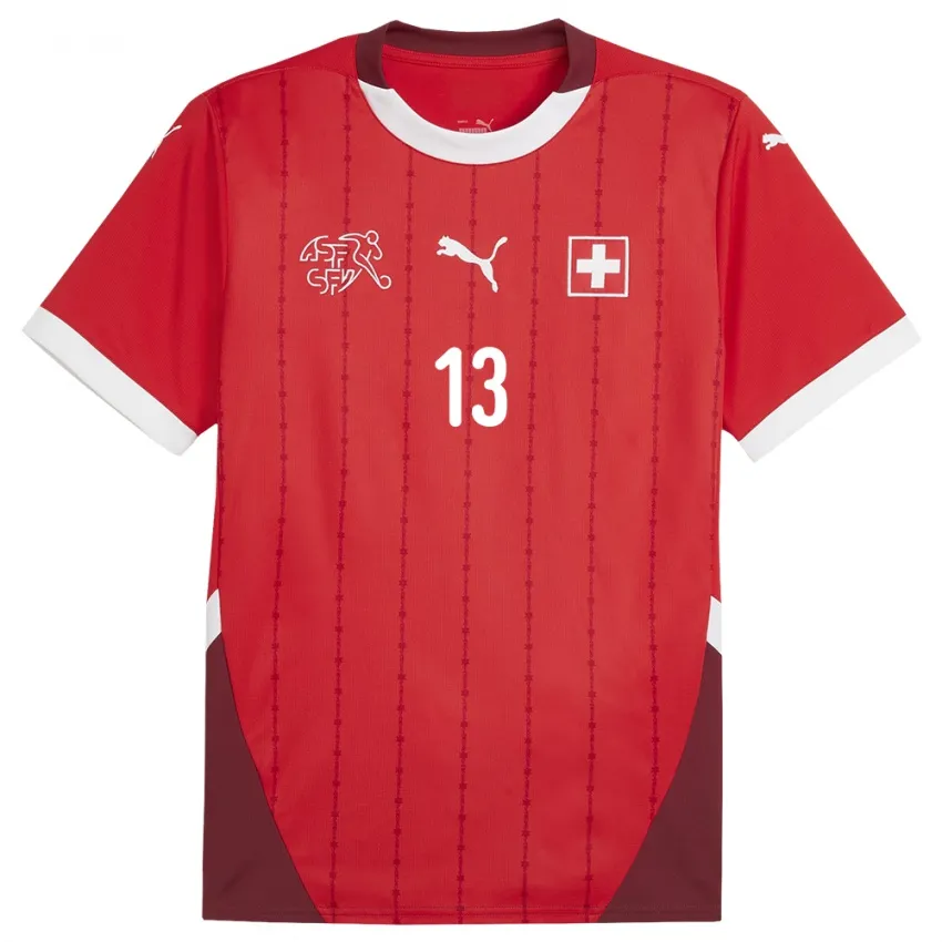 Ricardo Rodriguez Switzerland 2024/25 Home Jersey - Image 2