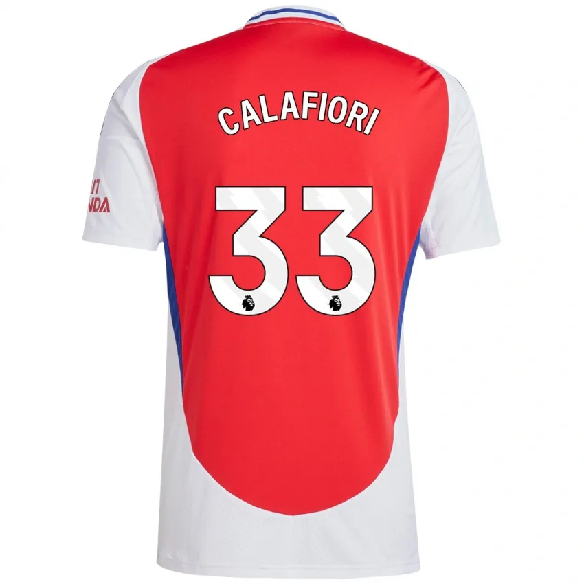 Riccardo Calafiori Arsenal 2024/25 Home Jersey