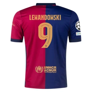 Robert Lewandowski Barcelona 2024/25 UCL Home Jersey