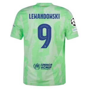 Robert Lewandowski Barcelona 2024/25 UCL Third Jersey
