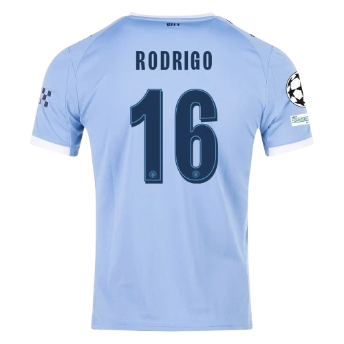 Rodri Manchester City 2025/26 UCL Home Jersey