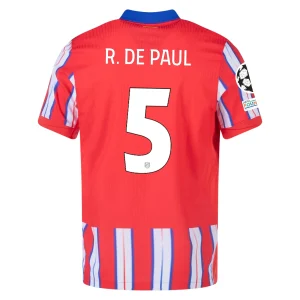 Rodrigo De Paul Atletico Madrid 2024/25 Authentic UCL Home Jersey