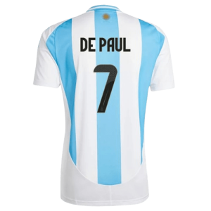 Rodrigo De Paul Argentina 2024/25 Home Jersey