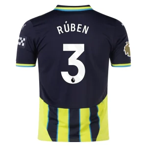 Rúben Dias Manchester City 2024/25 Away Jersey