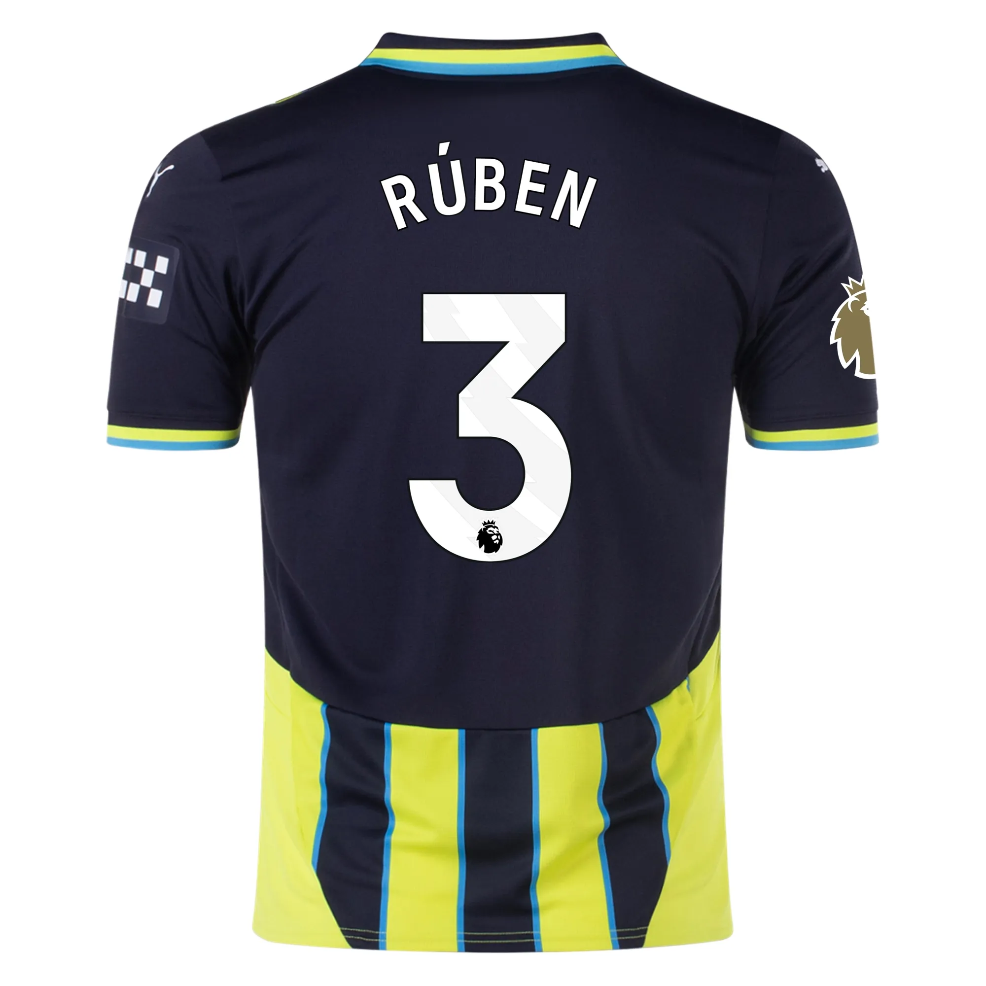 Rúben Dias Manchester City 2024/25 Away Jersey
