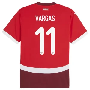 Ruben Vargas Switzerland 2024/25 Home Jersey
