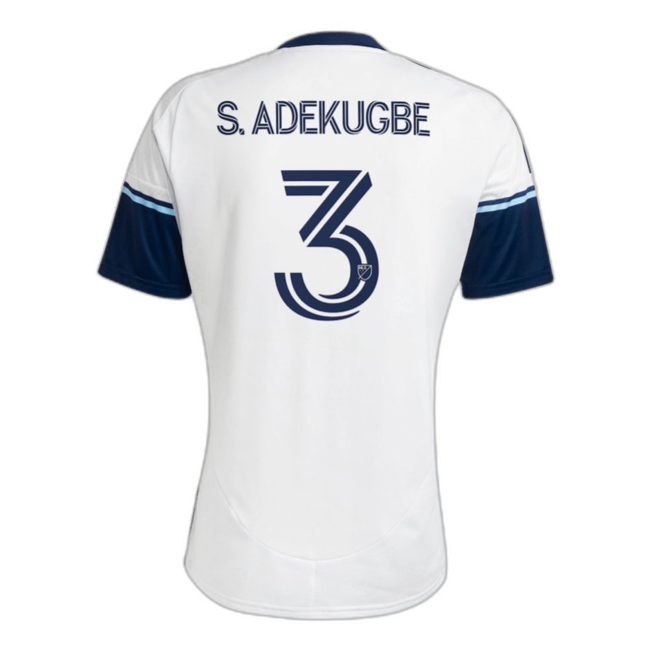 Samuel Adekugbe Vancouver Whitecaps FC 2025 Home Jersey